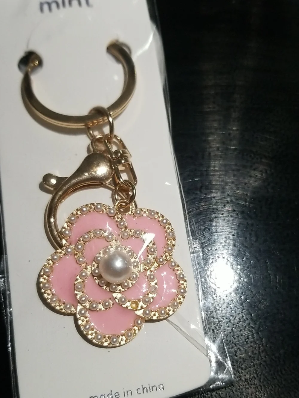 Pink Camellia Flower Nip